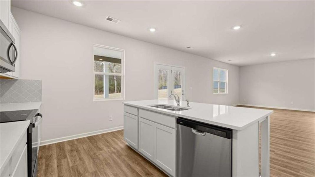 Furnished interior view inside a new home in Jackson Landing, Jefferson (Image 8). Furnished interior view inside a new home in Jackson Landing, Jefferson (Image 8).