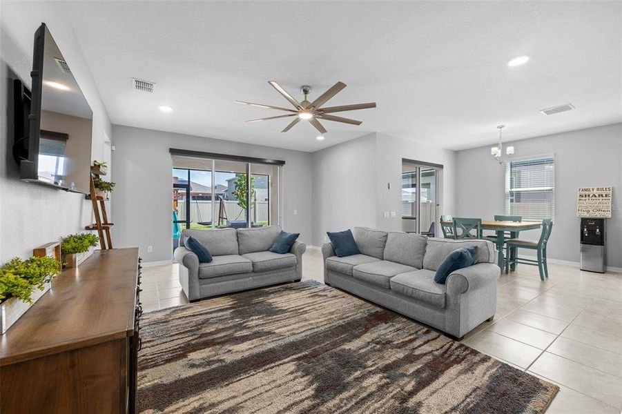 Furnished interior view inside a new home in Epperson, Wesley Chapel (Image 25). Furnished interior view inside a new home in Epperson, Wesley Chapel (Image 25).