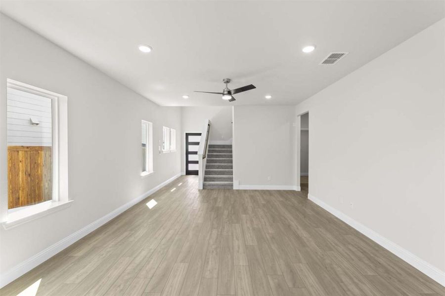 Representative unfurnished interior of a home built from the Archer by Pacesetter Homes in Leonard Trails, Anna (Image 14). Representative unfurnished interior of a home built from the Archer by Pacesetter Homes in Leonard Trails, Anna (Image 14).