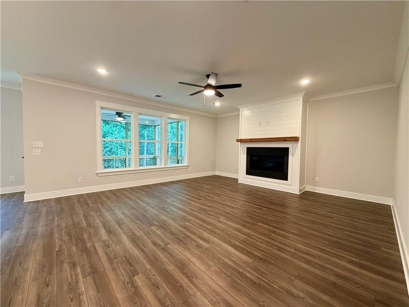 Spacious, unfurnished interior of a new home in Arbor West, Dawsonville (Image 17). Spacious, unfurnished interior of a new home in Arbor West, Dawsonville (Image 17).