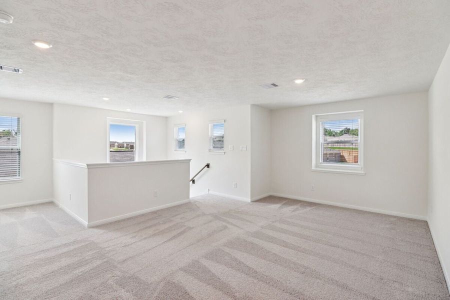 Spacious, unfurnished interior of a new home in Mustang Ridge, Magnolia (Image 6). Spacious, unfurnished interior of a new home in Mustang Ridge, Magnolia (Image 6).