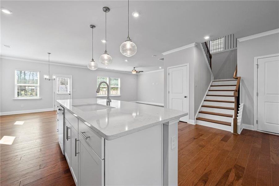 Furnished interior view inside a new home in Hawthorne Ridge, McDonough (Image 6).