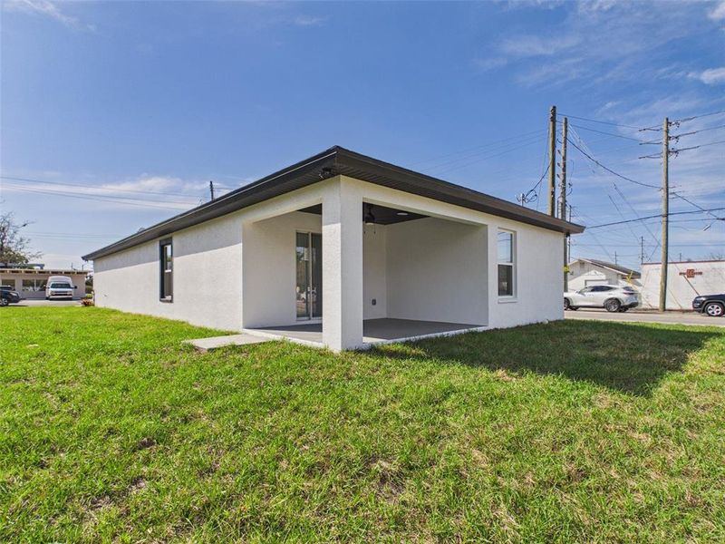 Exterior details and patio area of a home in , Lakeland (Image 23). Exterior details and patio area of a home in , Lakeland (Image 23).