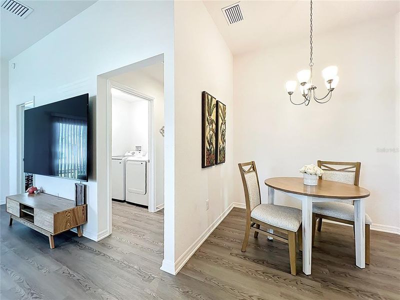 Furnished interior view inside a new home in , The Villages (Image 38).