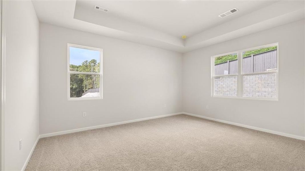 Spacious, unfurnished interior of a new home in Brooks Station, Dacula (Image 24).
