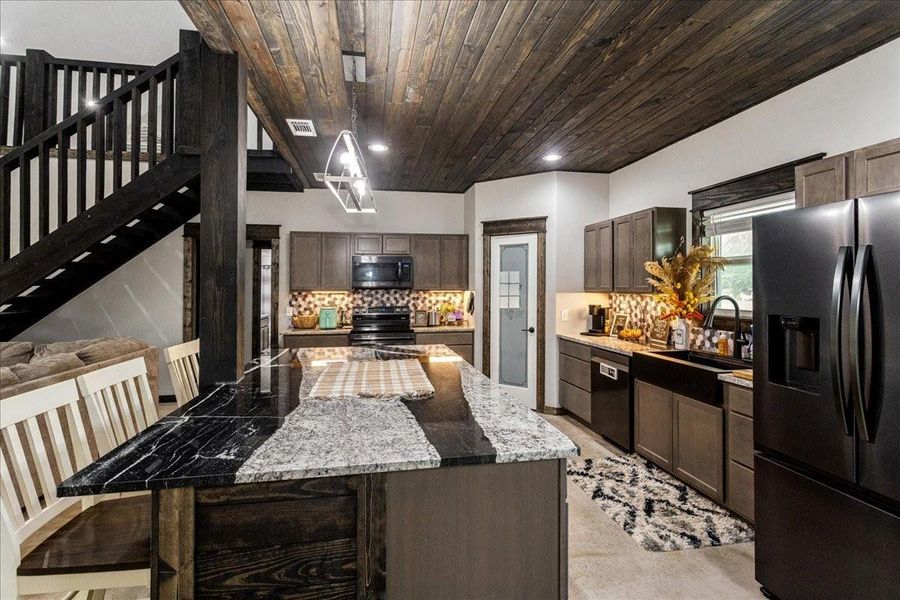 Furnished interior view inside a new home in , Huntington (Image 8).