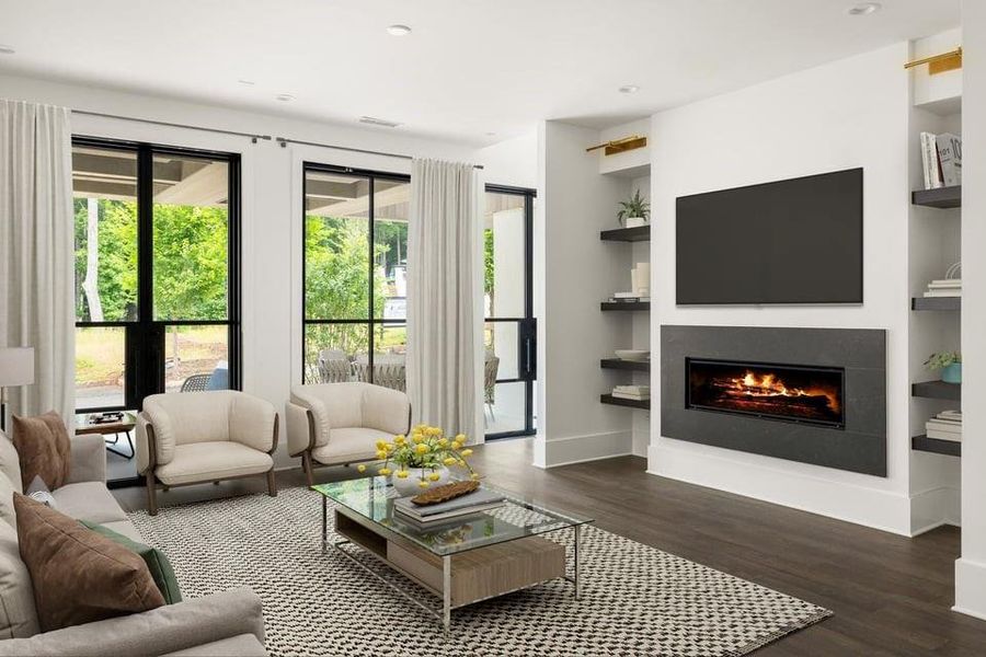 Furnished interior view inside a new home in , Chattahoochee Hills (Image 7).