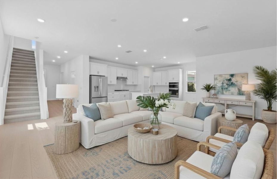 Representative furnished interior of a home built from the Mabel II by Pulte Homes in SeaFlower, Bradenton (Image 15). Representative furnished interior of a home built from the Mabel II by Pulte Homes in SeaFlower, Bradenton (Image 15).