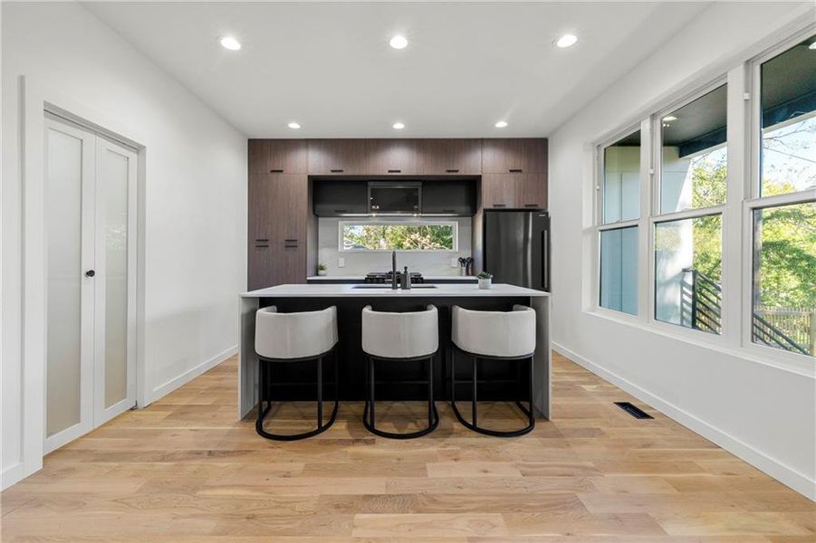Furnished interior view inside a new home in , Atlanta (Image 11).
