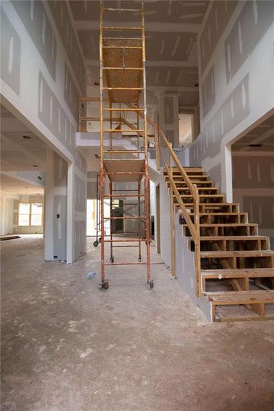 In-progress construction of a new home in , Monroe, GA (Image 35).