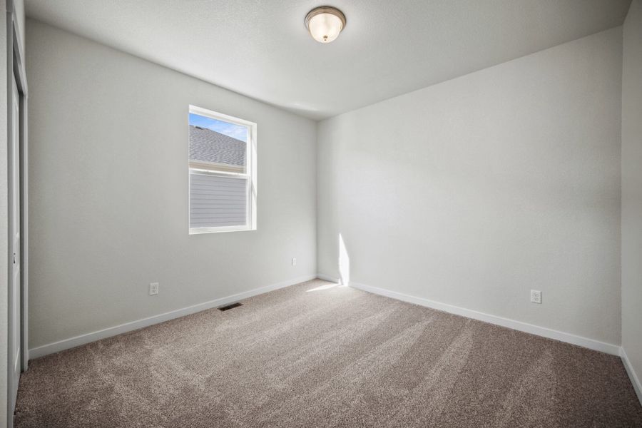Representative unfurnished interior of a home built from the Sage by View Homes in The Glen, Colorado Springs (Image 20). Representative unfurnished interior of a home built from the Sage by View Homes in The Glen, Colorado Springs (Image 20).