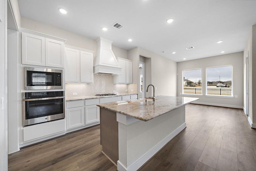 Representative furnished interior of a home built from the Sunflower by Caldwell Homes in The Highlands, Porter (Image 17). Representative furnished interior of a home built from the Sunflower by Caldwell Homes in The Highlands, Porter (Image 17).