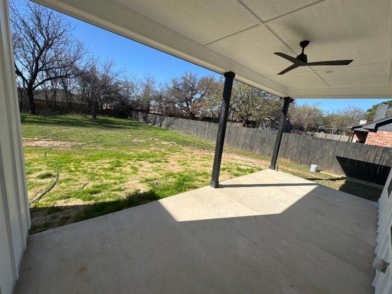 Exterior details and patio area of a home in , Springtown (Image 3).