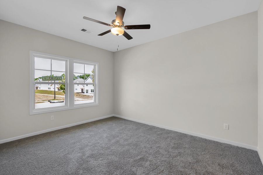 Representative unfurnished interior of a home built from the Glenwood II by Great Southern Homes in Bickley Station, Irmo (Image 20).