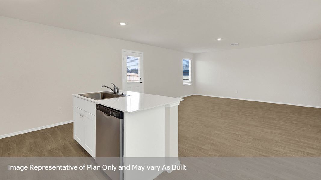Representative furnished interior of a home built from the The Franklin by D.R. Horton in Lantana, Lockhart (Image 8).