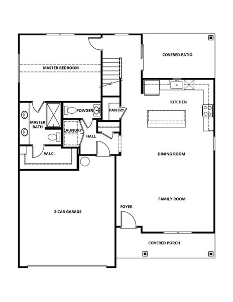 2D floor plan layout of this home in Stagecoach Station, Gastonia, NC (Image 2). 2D floor plan layout of this home in Stagecoach Station, Gastonia, NC (Image 2).