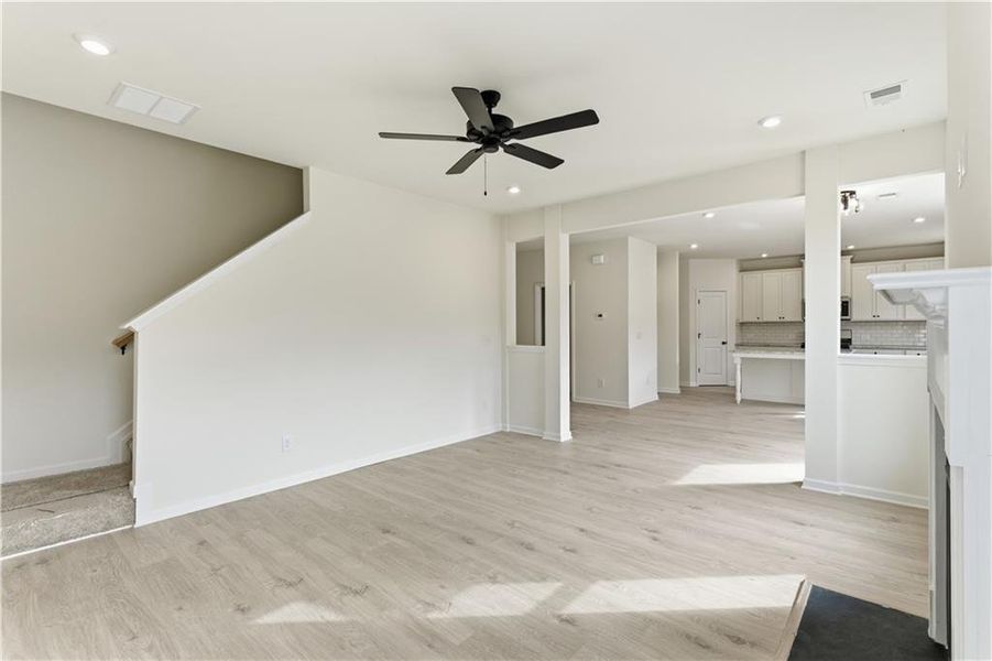 Spacious, unfurnished interior of a new home in The Overlook at Factory Shoals, Mableton (Image 17).
