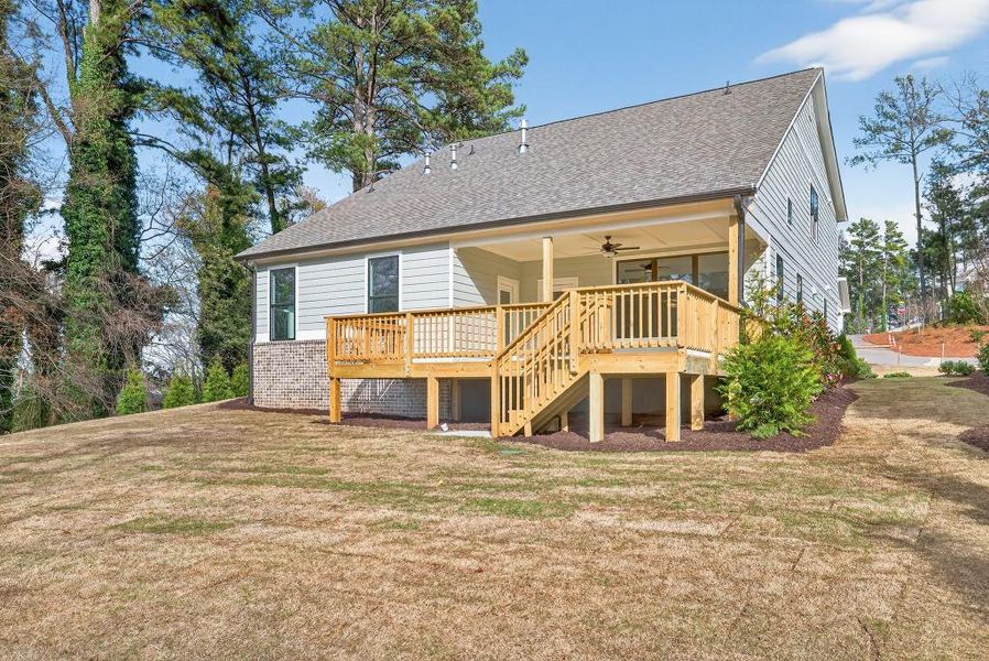 Exterior details and patio area of a home in , Marietta (Image 29).