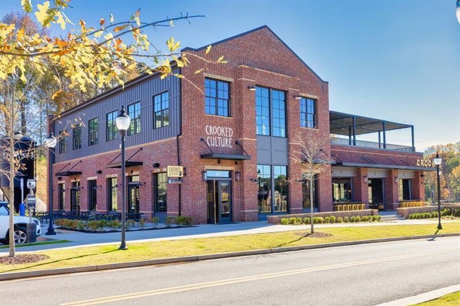 Front exterior of a new home in Hillshire, Cumming, GA, highlighting curb appeal (Image 2). Front exterior of a new home in Hillshire, Cumming, GA, highlighting curb appeal (Image 2).