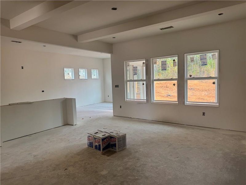 In-progress construction of a new home in Rosewood Lake Preserve, Hoschton, GA (Image 16).