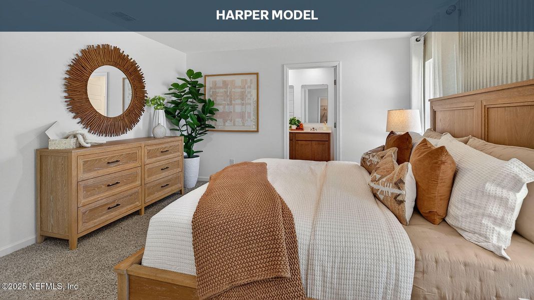 Furnished interior view inside a new home in , Bunnell (Image 19).