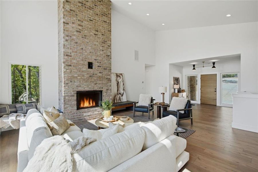 Furnished interior view inside a new home in , Blairsville (Image 13).