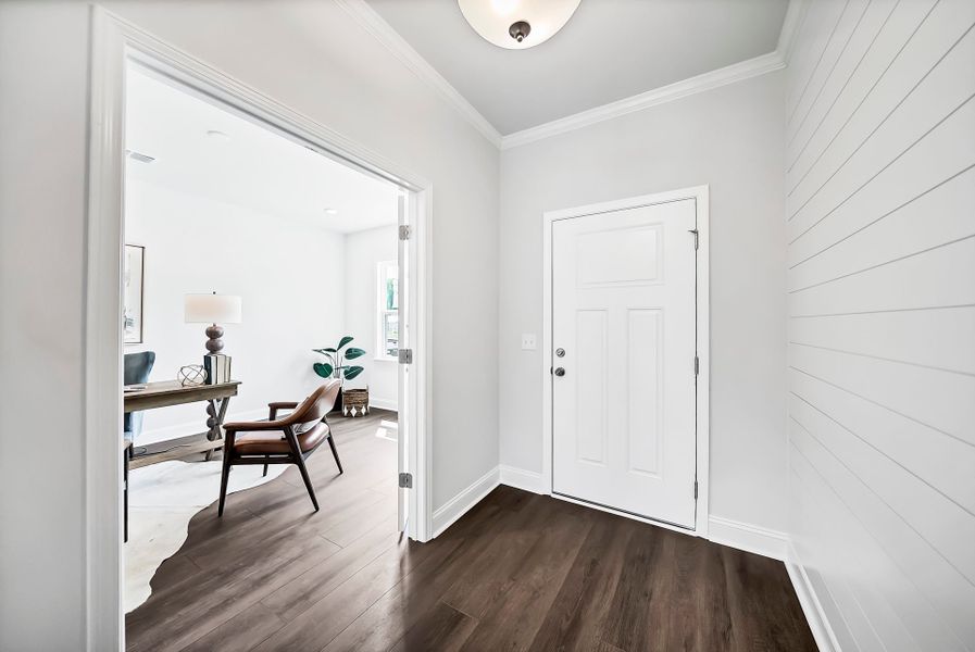 Furnished interior view inside a new home in Monroe Preserve, Chapin (Image 13).