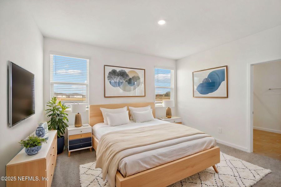 Furnished interior view inside a new home in Lakes at Bella Lago - Signature Series, Green Cove Springs (Image 7).