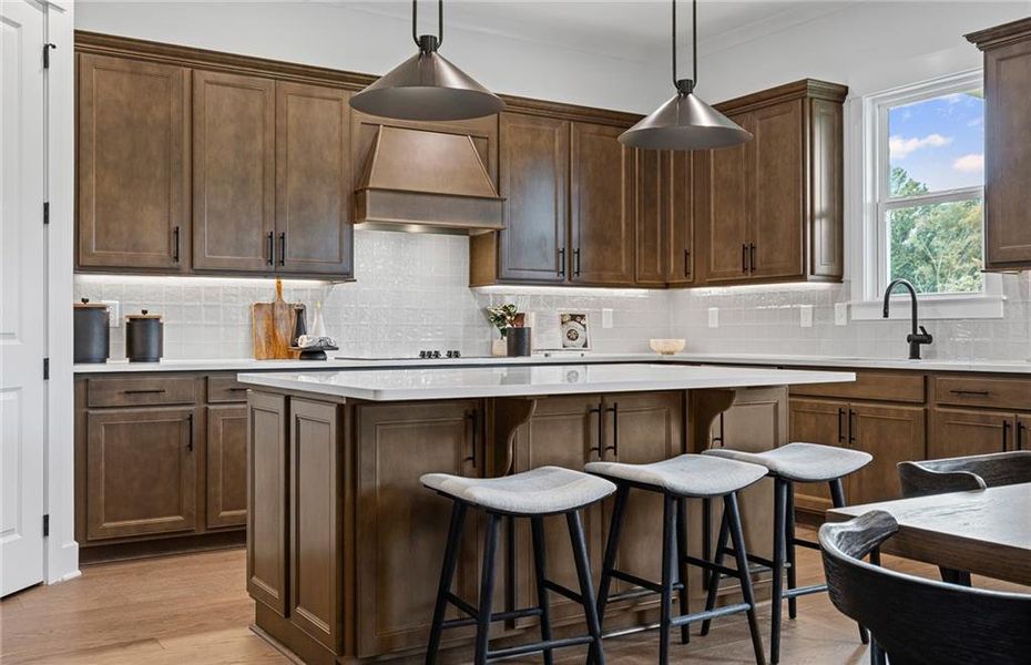 Furnished interior view inside a new home in Traditions of Braselton, Jefferson (Image 33).