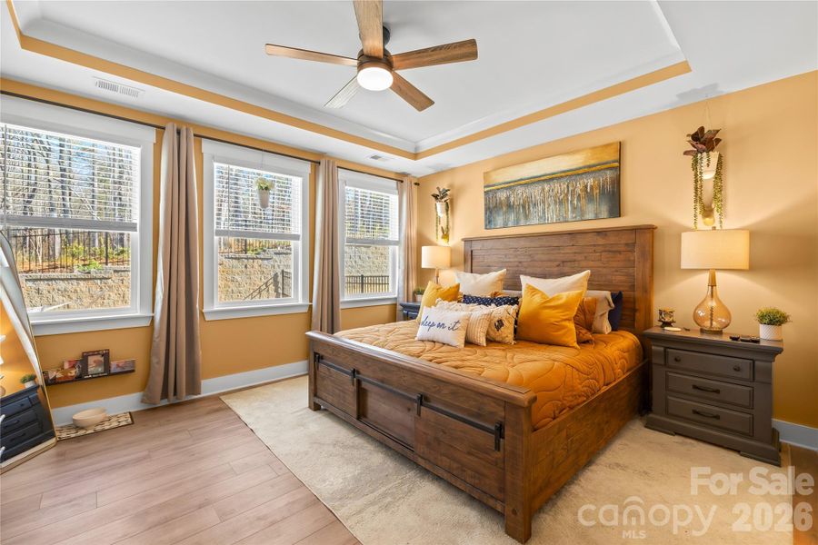 Furnished interior view inside a new home in Villas at Prestwick, Mooresville (Image 24).