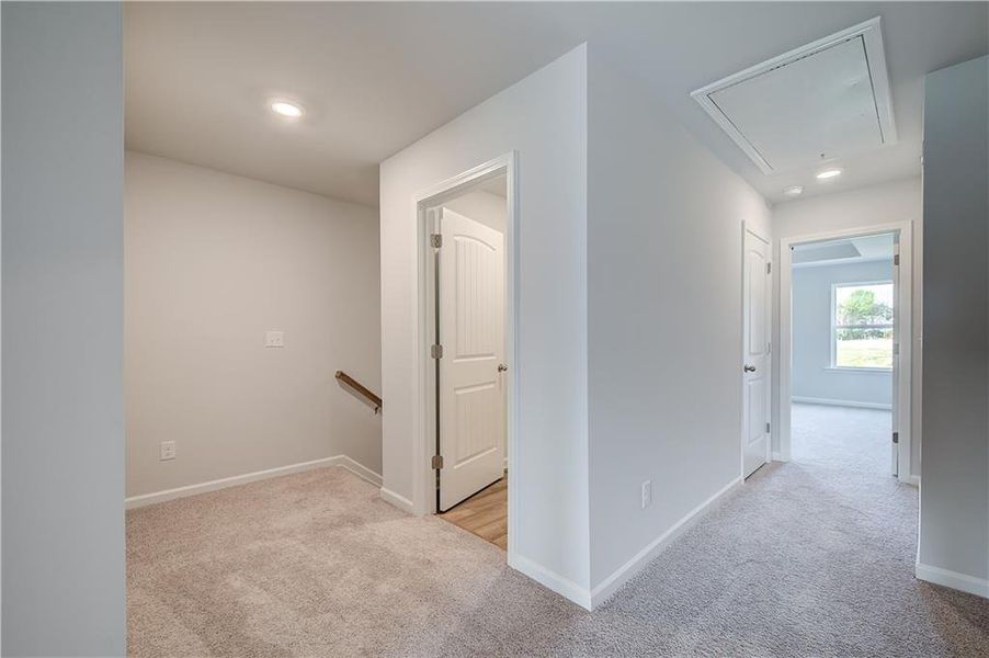 Spacious, unfurnished interior of a new home in Langley Overlook, Loganville (Image 19).