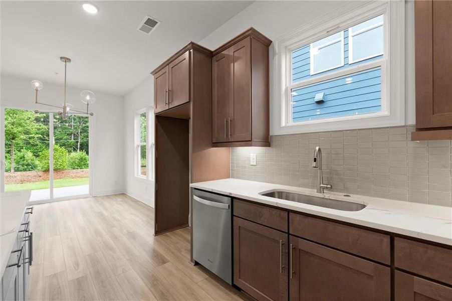 Furnished interior view inside a new home in , Kennesaw (Image 10).
