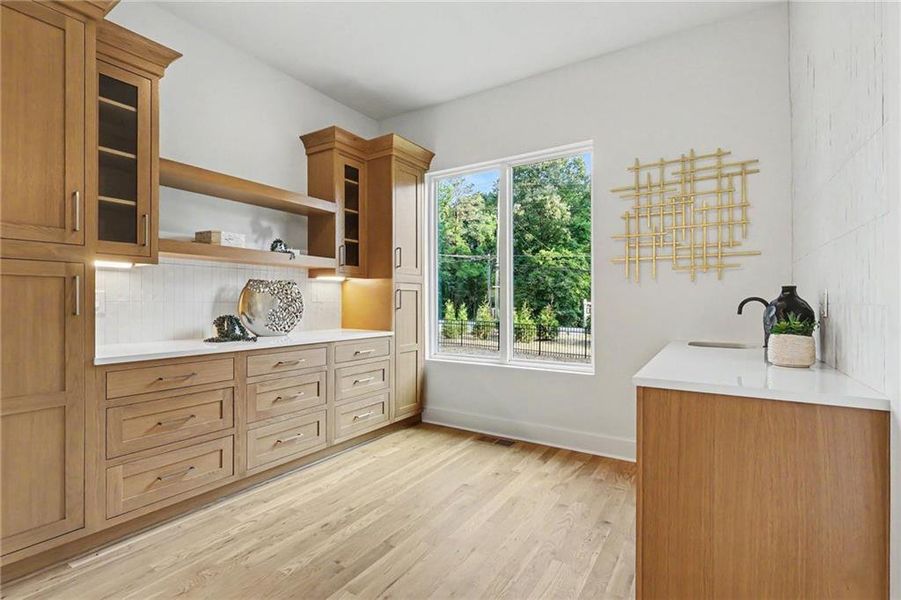 Furnished interior view inside a new home in , Atlanta (Image 17).