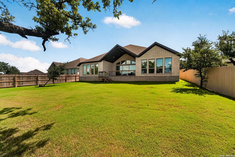 Exterior details and patio area of a home in , Bulverde (Image 27).