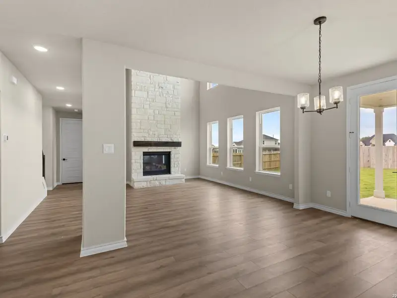 Spacious, unfurnished interior of a new home in The Reserve at Potranco Oaks, Castroville (Image 34).