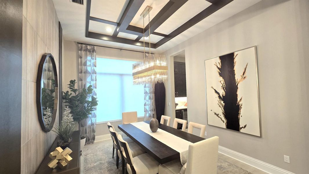 Furnished interior view inside a new home in Alton, Palm Beach Gardens (Image 8).