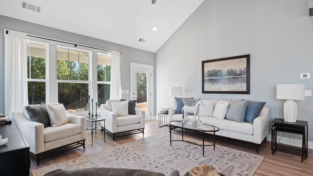 Representative furnished interior of a home built from the Lakehurst by DRB Homes in Village at Midway, Anderson (Image 15). Representative furnished interior of a home built from the Lakehurst by DRB Homes in Village at Midway, Anderson (Image 15).