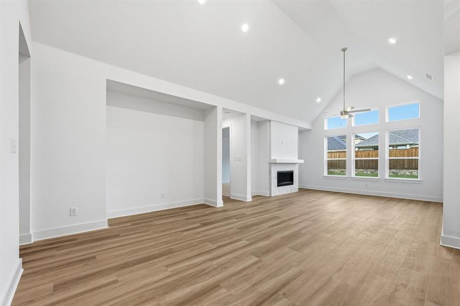 Spacious, unfurnished interior of a new home in Waterscape: 50ft. lots, Royse City (Image 21).