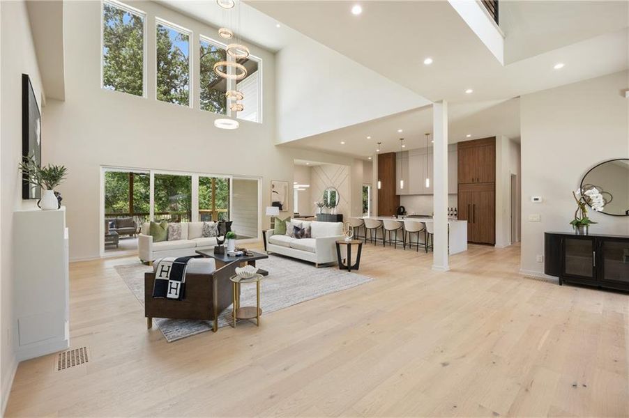 Furnished interior view inside a new home in , Sandy Springs (Image 21). Furnished interior view inside a new home in , Sandy Springs (Image 21).