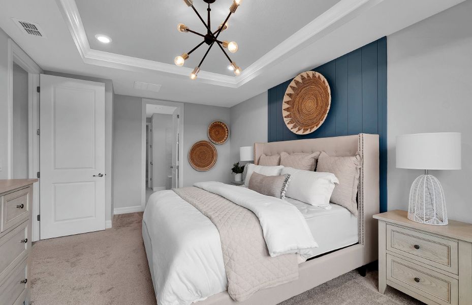 Representative furnished interior of a home built from the Ashby by Pulte Homes in Bleckley Station, Ball Ground (Image 12).