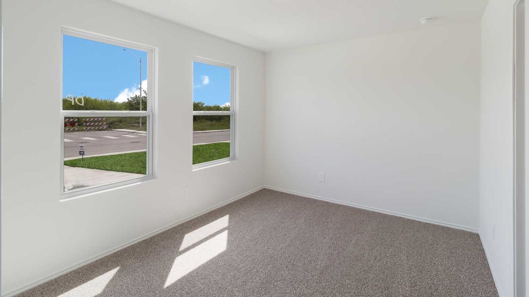 Representative unfurnished interior of a home built from the The Dahlia by D.R. Horton in Marigold, Kyle (Image 8).