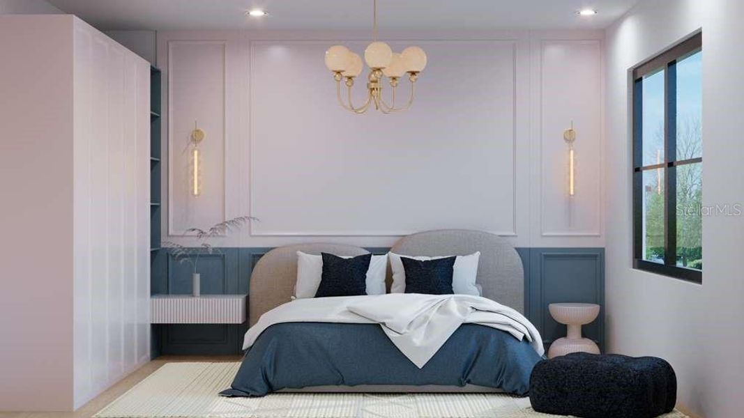 Furnished interior view inside a new home in , Ocala (Image 18).