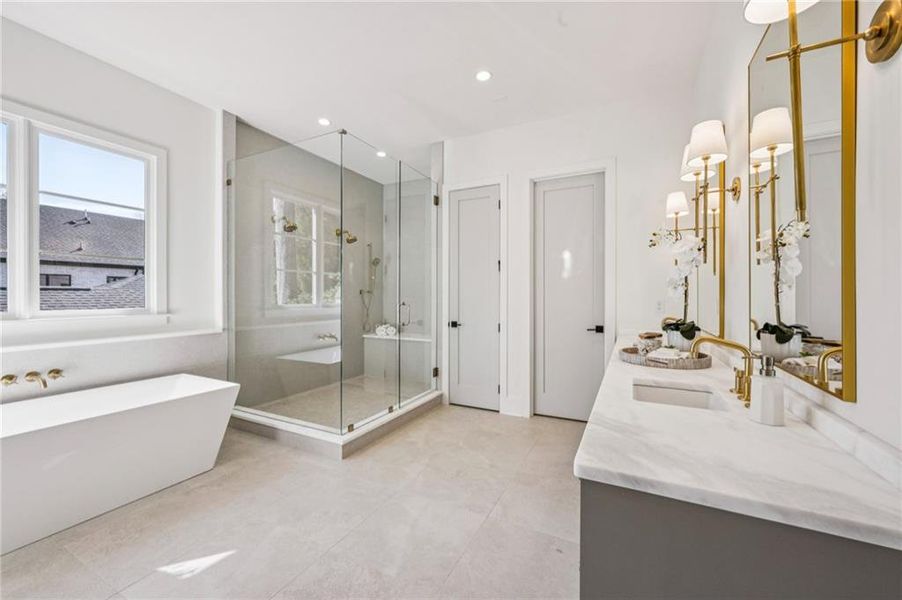 Furnished interior view inside a new home in , Atlanta (Image 36). Furnished interior view inside a new home in , Atlanta (Image 36).