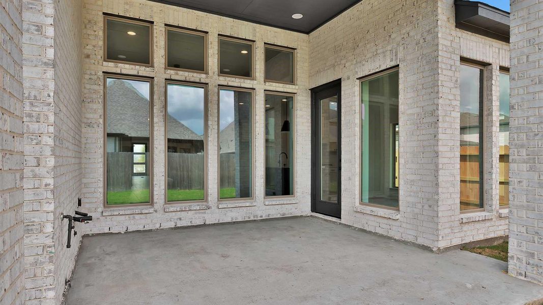 Exterior details and patio area of a home in StoneCreek Estates, Richmond (Image 3). Exterior details and patio area of a home in StoneCreek Estates, Richmond (Image 3).