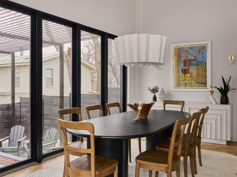 Furnished interior view inside a new home in , Austin (Image 27).