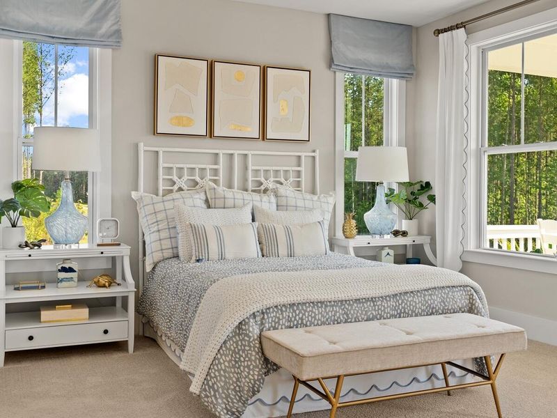 Furnished interior view inside a new home in , Ravenel (Image 20).