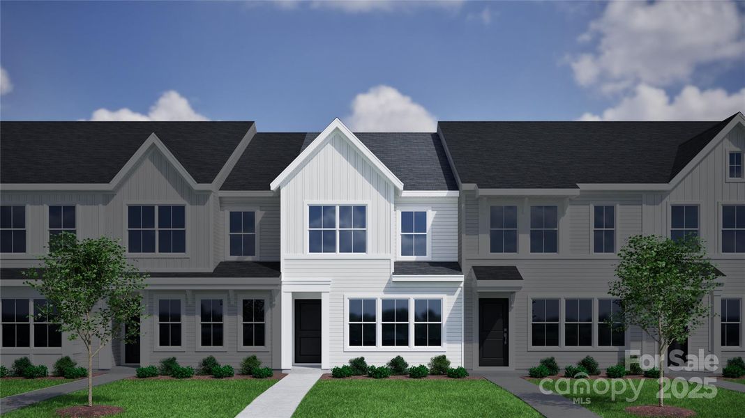 Front view of End unit Cannalily, Elv. A - Rendering