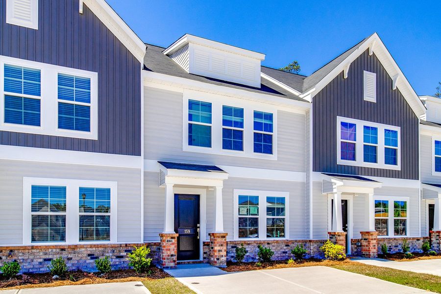 Front exterior of a new home in Haynes Park, Columbia, SC, highlighting curb appeal (Image 19).