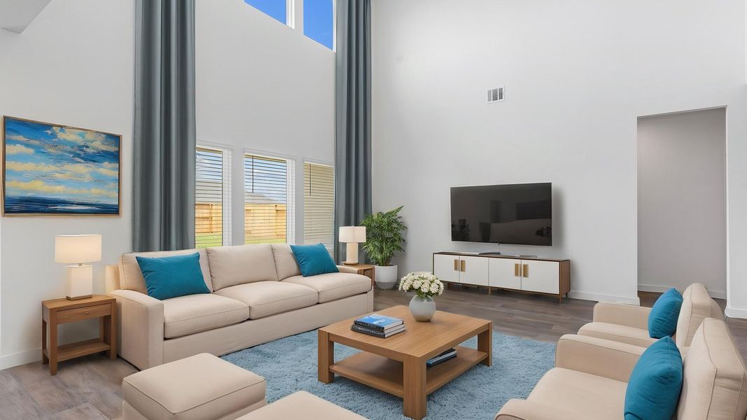 Furnished interior view inside a new home in Evergreen, Rosenberg (Image 5).