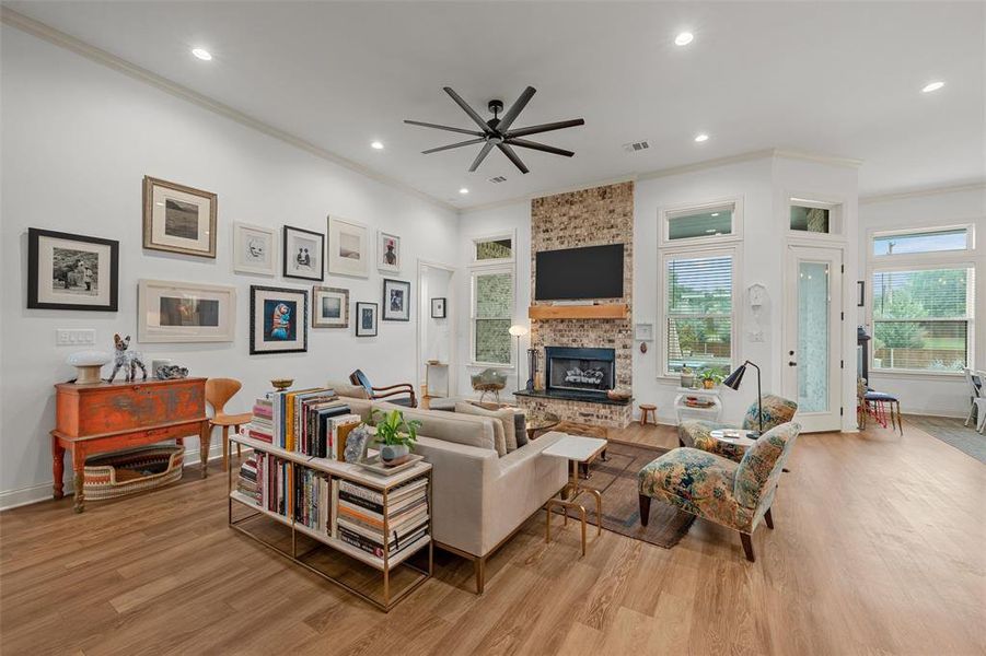 Furnished interior view inside a new home in , Woodway (Image 24).
